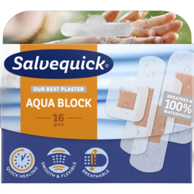 Salvequick Aqua Block 16 st