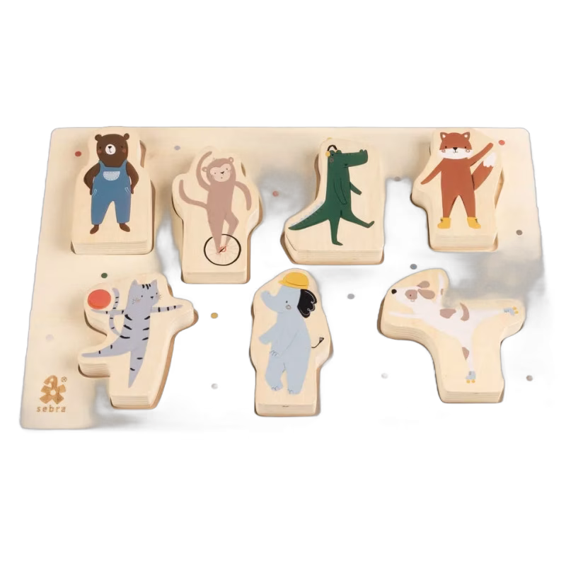 Sebra Knoppussel Teeny Toes/Busy Builders