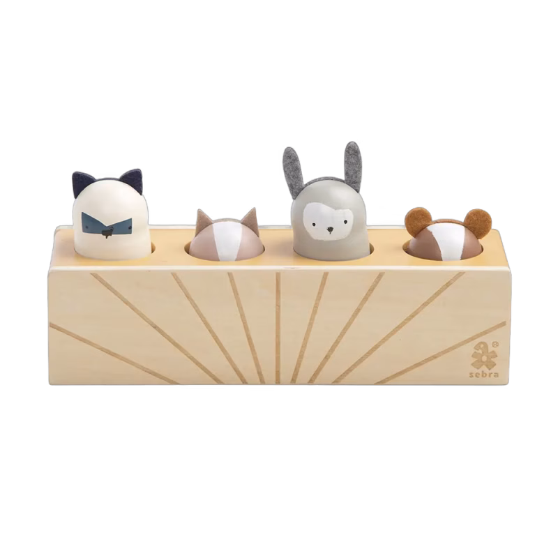 Sebra Pop-Up Leksak Woodland