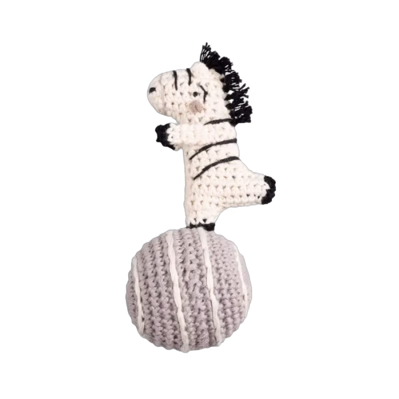 Sebra Skallra Zebra (Vit)
