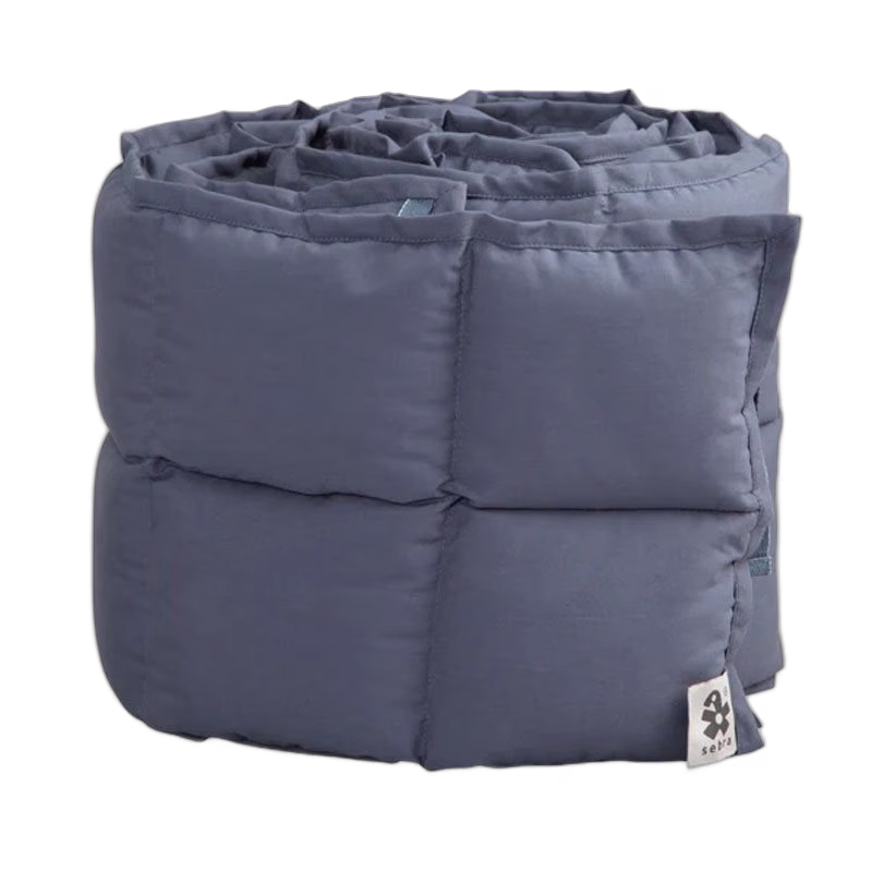 Sebra Spjälsängskydd Kapok Nordic Blue