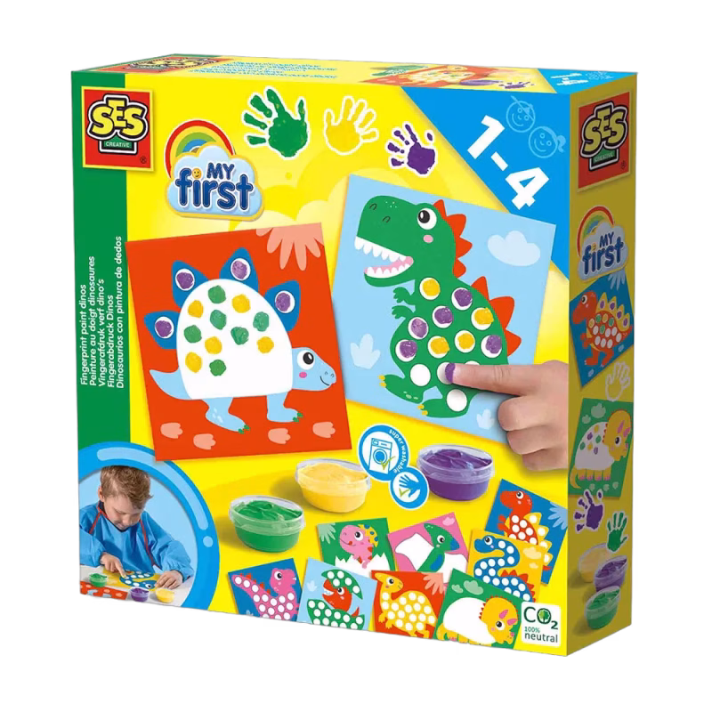 Ses Creative Min Första - Fingerfärg Dinosaurier