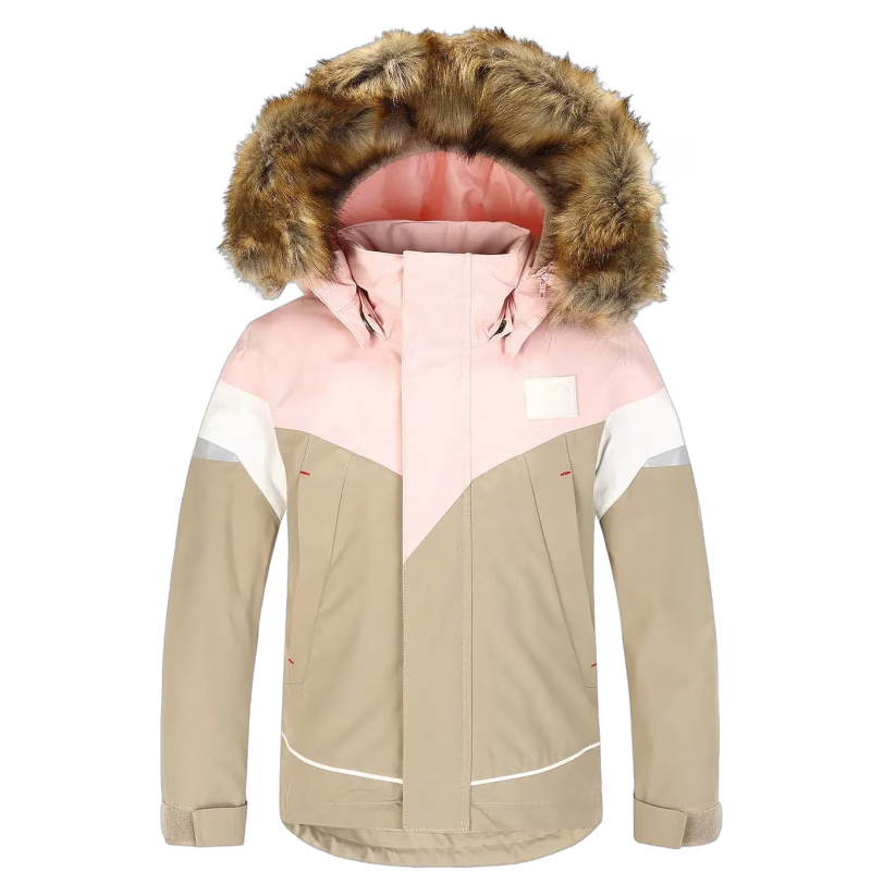 Skogstad Litlegjølet Vinterjacka, Pale Blush Blue Teal, 4 år