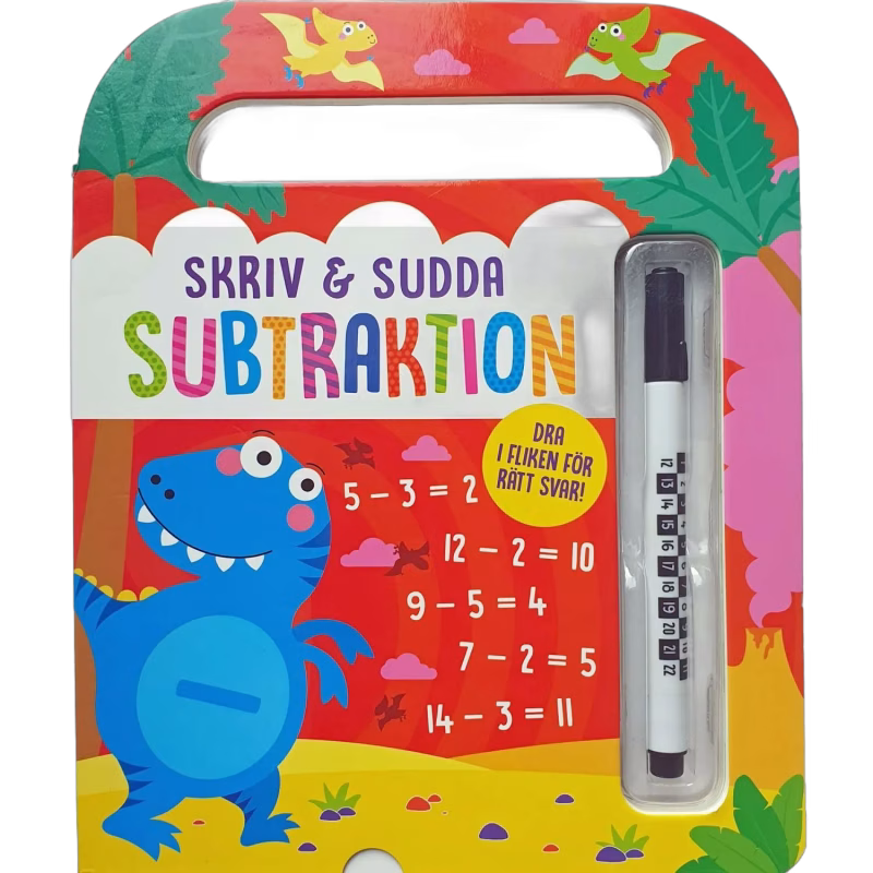 Skriv och sudda - Subtraktion