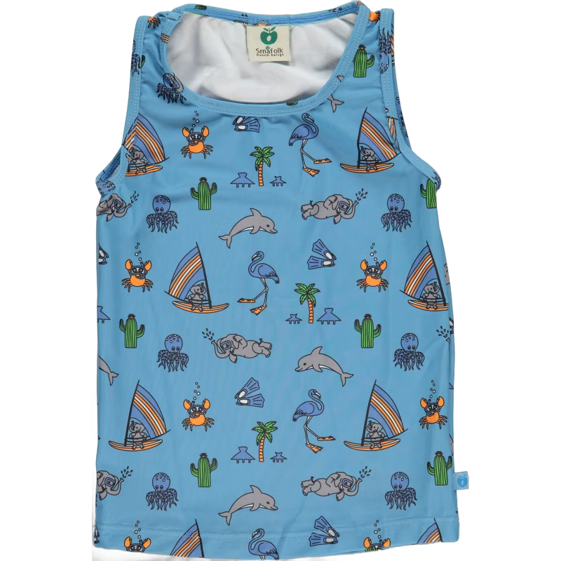 Småfolk UV50 Topp, Sky Blue, 4-5 År