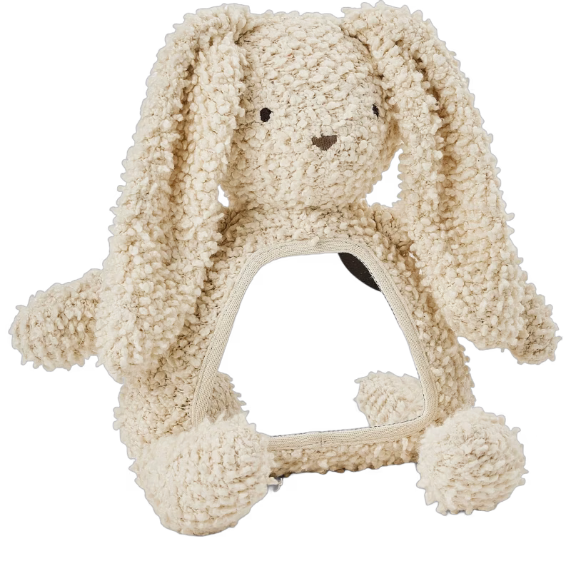 Smallstuff Kanin Aktivitetsleksak med Spegel, Off White Bouclé