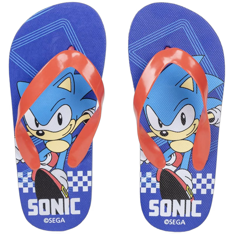Sonic Flip-flops, Blå, 34-35