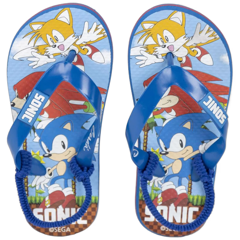 Sonic Flip-flops med Hälrem, Blå, 30-31