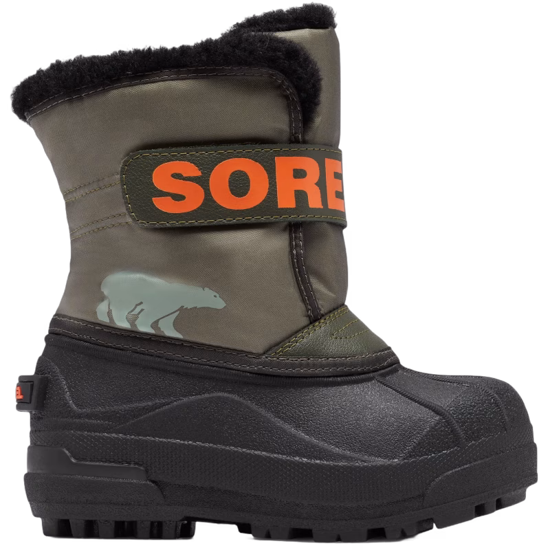 Sorel Children's Snow Commander Vinterkängor, Green, 30