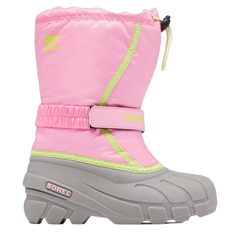 Sorel Childrens Flurry Print Vinterkängor, Pink, 25