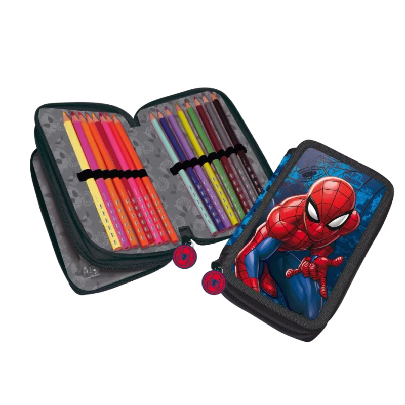 Spider-Man Dubbelt Pennfodral (Mix)