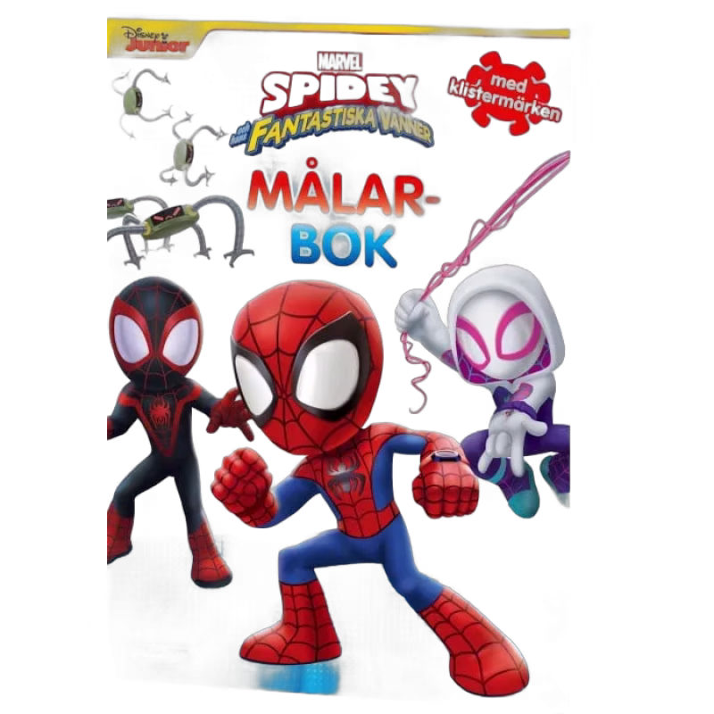 Spidey och hans fantastiska vänner Målarbok