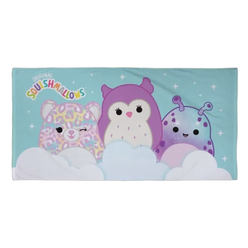 Squishmallows Handduk 70x140 cm (Rosa)