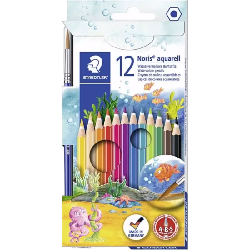 Staedtler Noris Akvarellfärgblyertspennor 12 st