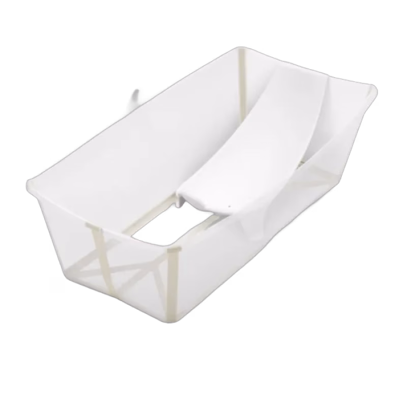 Stokke Flexi Bath XL Bundle med Värmekänslig Propp (Sandy Beige)