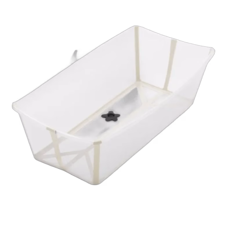 Stokke Flexi Bath XL med Värmekänslig Propp (Sandy Beige)