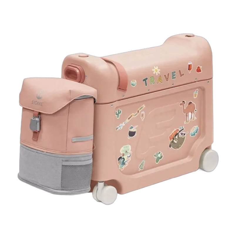 Stokke JetKids travel bundle, coral pink