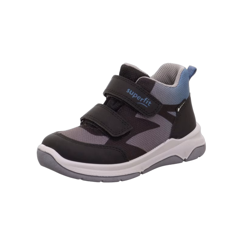 Superfit Cooper Mid GTX Sneakers, Black/Blue, 28