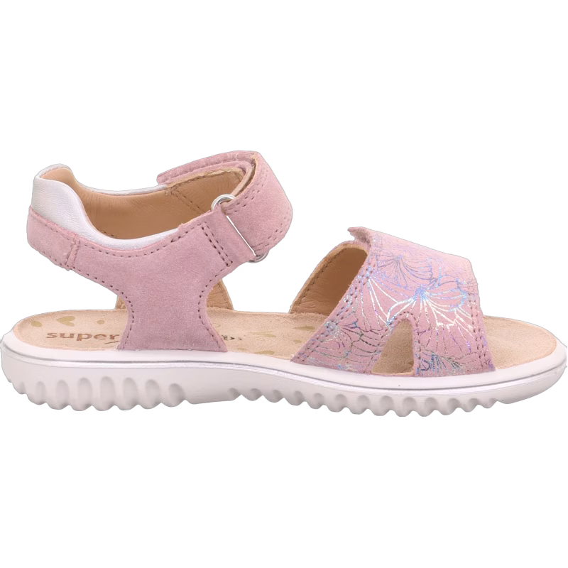 Superfit Sparkle Sandaler, Rosa/Silver, 34