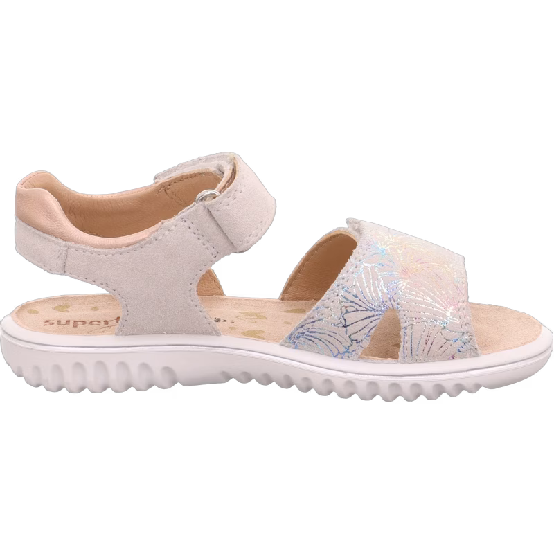 Superfit Sparkle Sandaler, Vit/Guld, 34