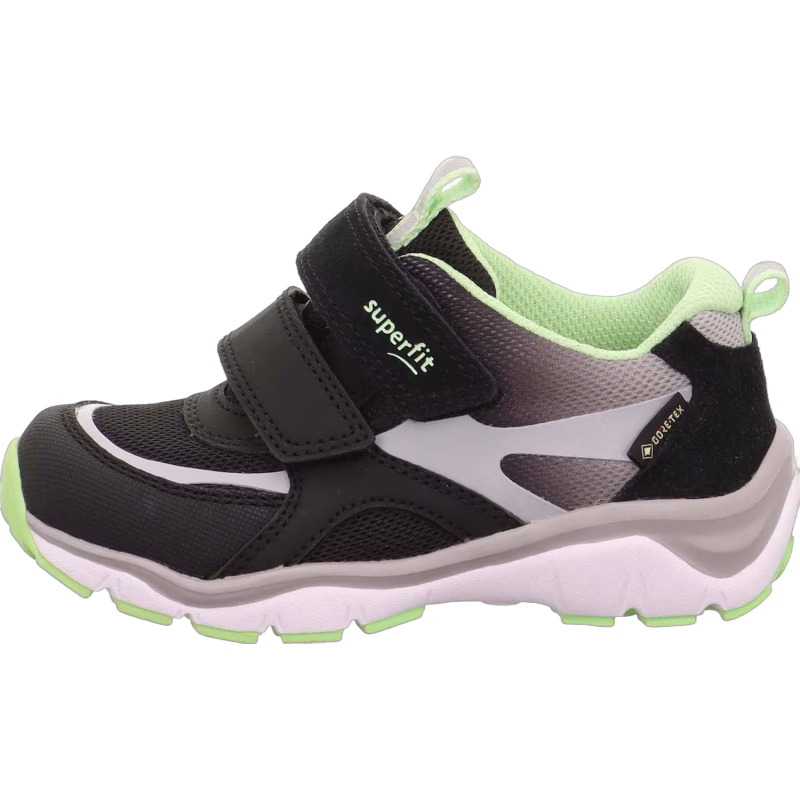 Superfit Sport5 GTX Sneakers, Black/Green, 21
