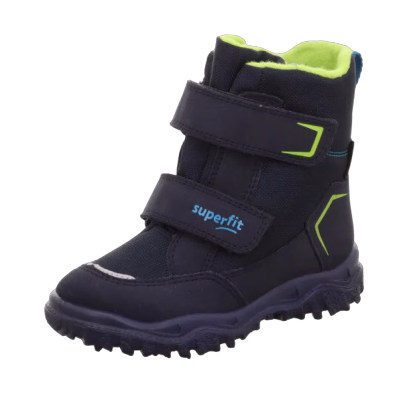 SUPERFIT Vinterkängor Husky Svart/Grön