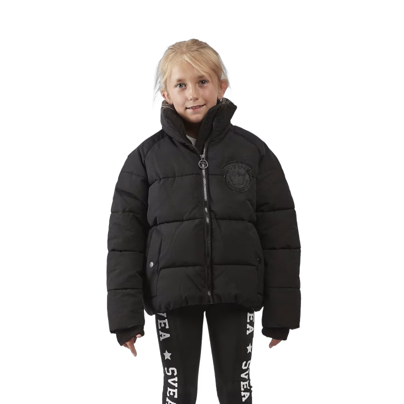 Svea Volume Puffjacka, Black, 120