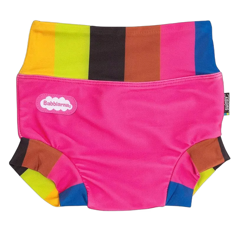 Swimpy badblöja Babblarna rosa, stl 6-12 m