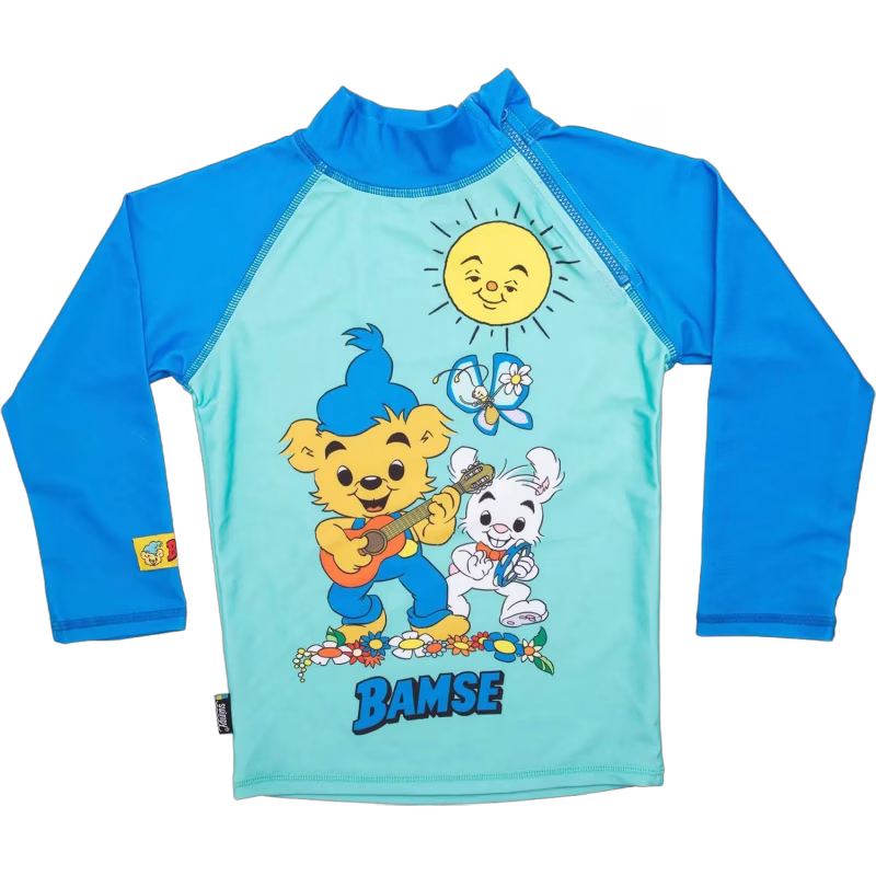 Swimpy Bamse UV-Tröja, Turkosblå, 110-116