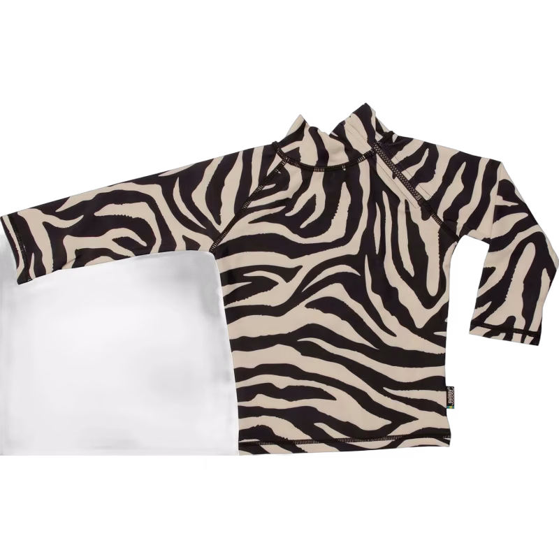 Swimpy Tiger UV-Tröja, Beige/Black, 98-104