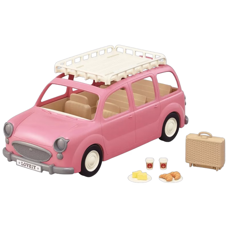 Sylvanian Families Familjebilen (Rosa)