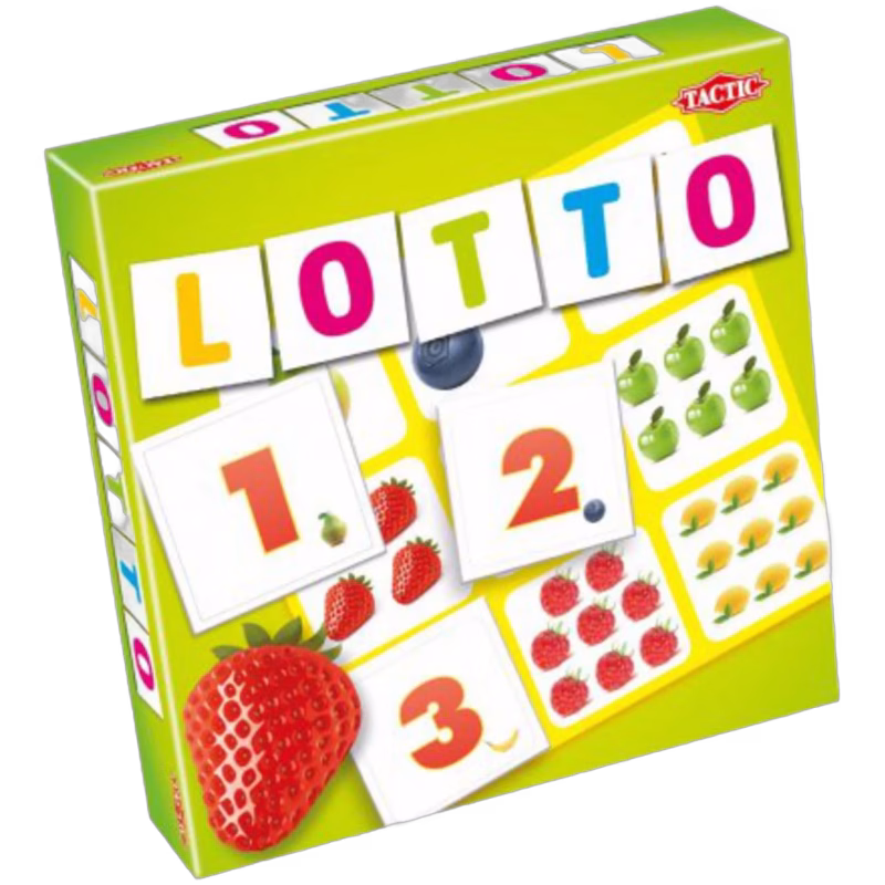 Tactic Spel Lotto Siffror &  Frukter