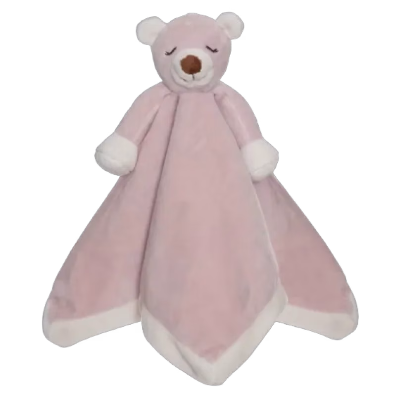 Teddykompaniet Diinglisar Snuttefilt Nalle (Dimrosa)