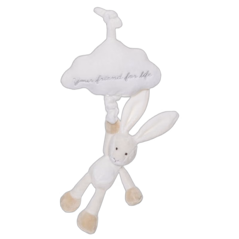 Teddykompaniet Diinglisar Speldosa Moln Kanin (Beige)