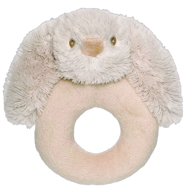 Teddykompaniet skallra Lolli Bunnies, beige/grå