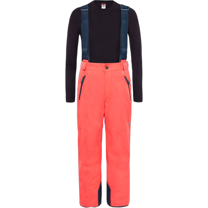 The North Face Snowquest Suspender Plus Byxa Barn, Rocket Red L