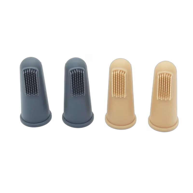 Tiny Republic Fingertandborste Grey/Yellow