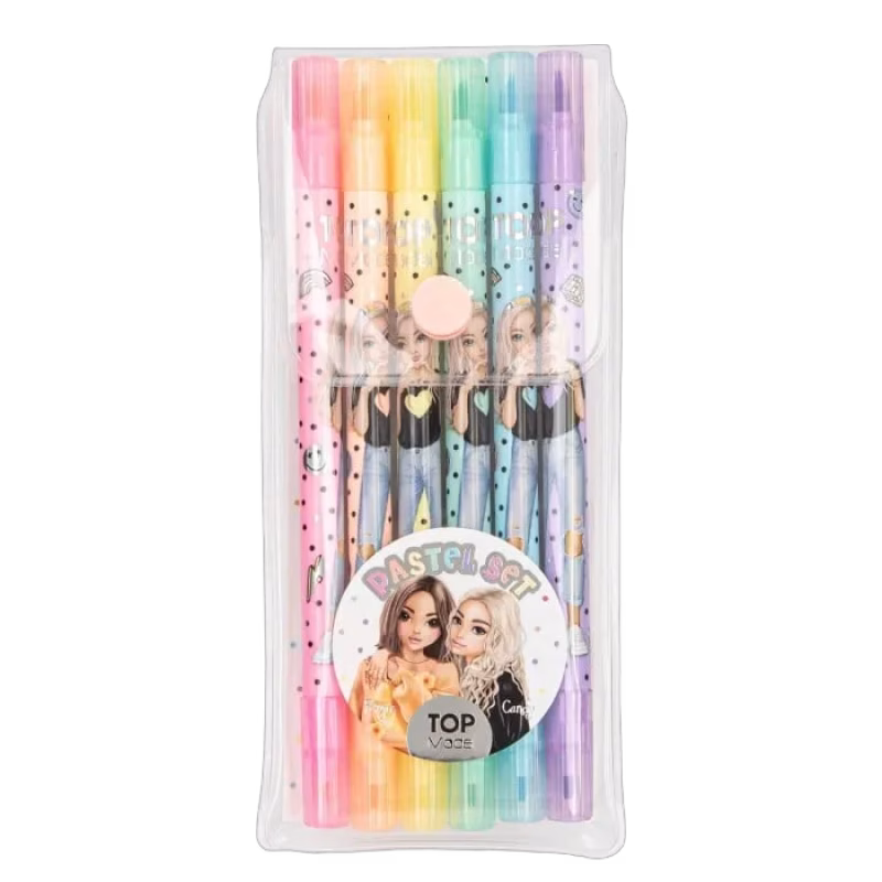 TOPModel Pastelltuschpennor 6-pack
