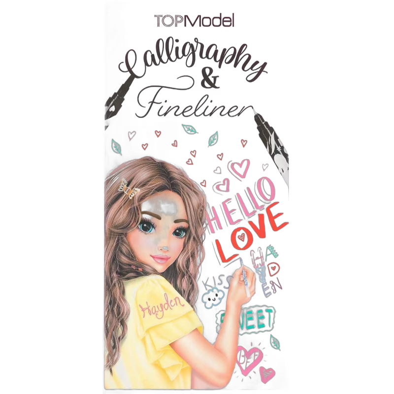 TOPModel Skrivset 8-pack, Calligraphy &  Fineliner