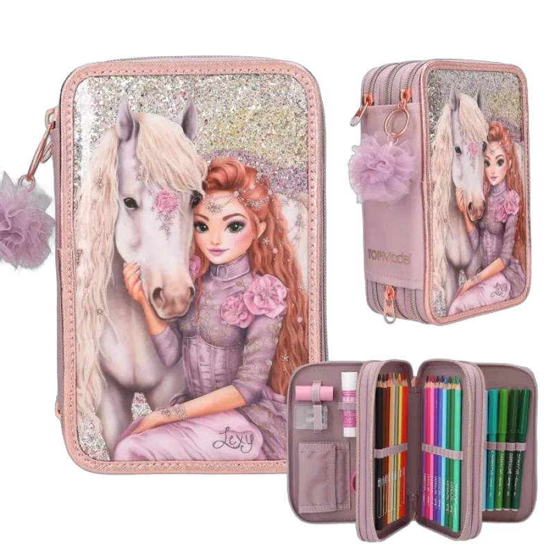 TOPModel Trippelpennfodral (Viva Violet)
