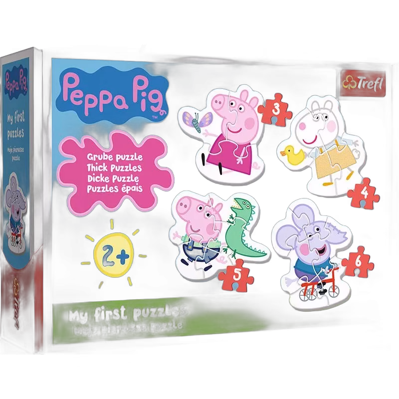 Trefl babypussel 4-i-1, Peppa Pig