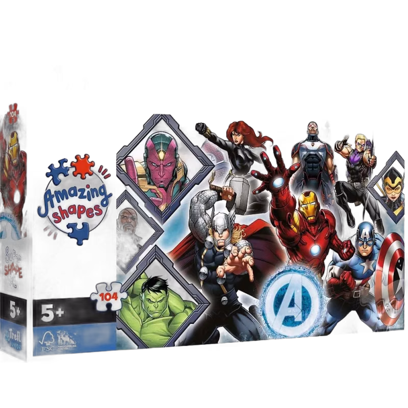 Trefl Junior Marvel Avengers XL Pussel 104 Bitar