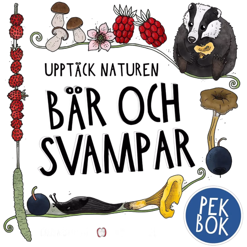 TriumfFörlag Upptäck naturen bär och svampar bok