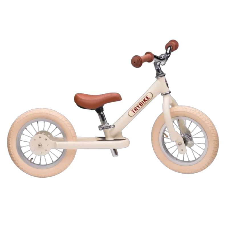 Trybike Balanscykel 2 hjul (Creme)