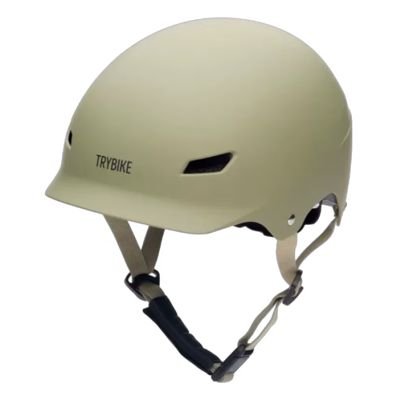 Trybike Cykelhjälm 51-56 cm (Vintagegrön)