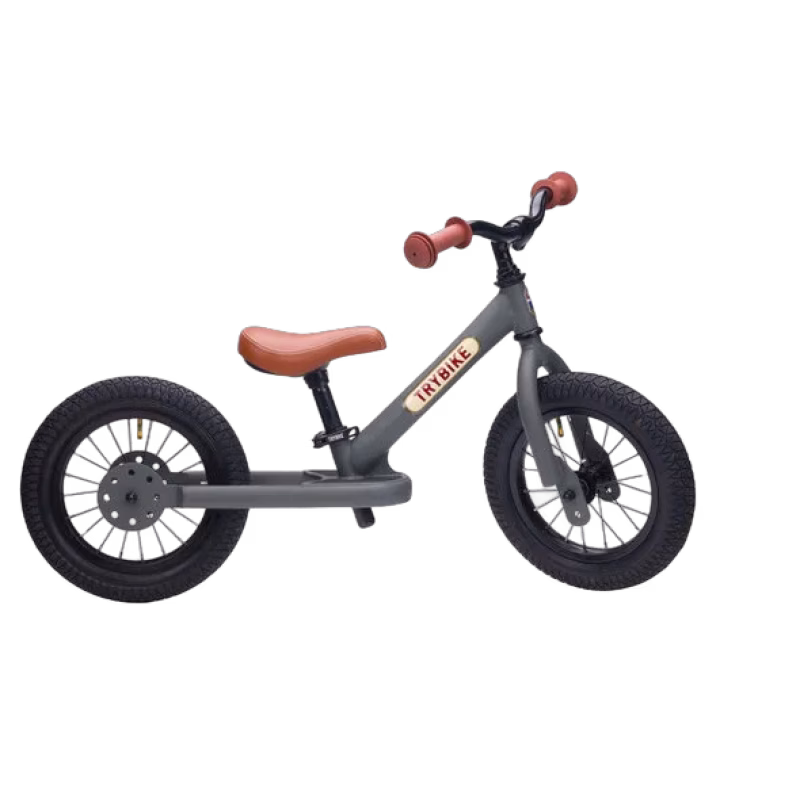 Trybike Springcykel 2 Hjul Antracit Grå