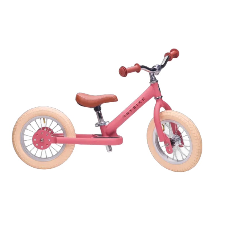 Trybike Springcykel 2 Hjul Vintage Rose
