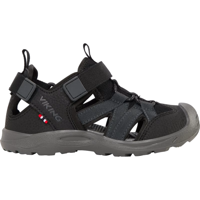 Viking Adventure Sandaler, Black/Charcoal, 25