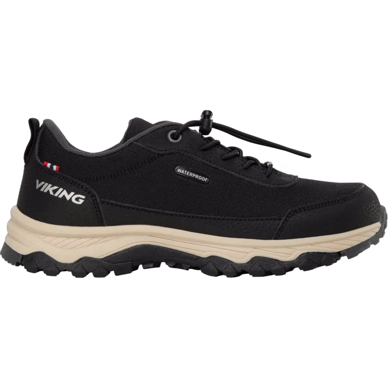 Viking Crude Low WP Sneakers, Black/Charcoal, 30