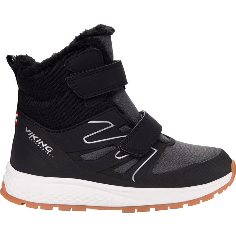 Viking Equip Defence WP 2V Vinterkängor, Black/Charcoal, 26